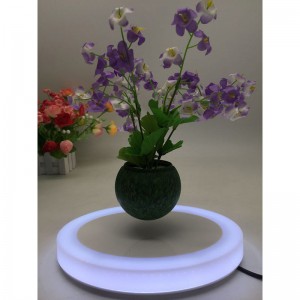 Oala cu bonsai cu levitație magnetică 360 Spining, plantă plutitoare PA-0702