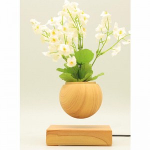 bază de lemn pătrată magnetică cu levitație plutitoare de plante de flori de bonsai flori PA-0707