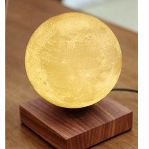 Lumină magnetică din lemn cu lumină lunară cu flori de 6 inch pentru flori